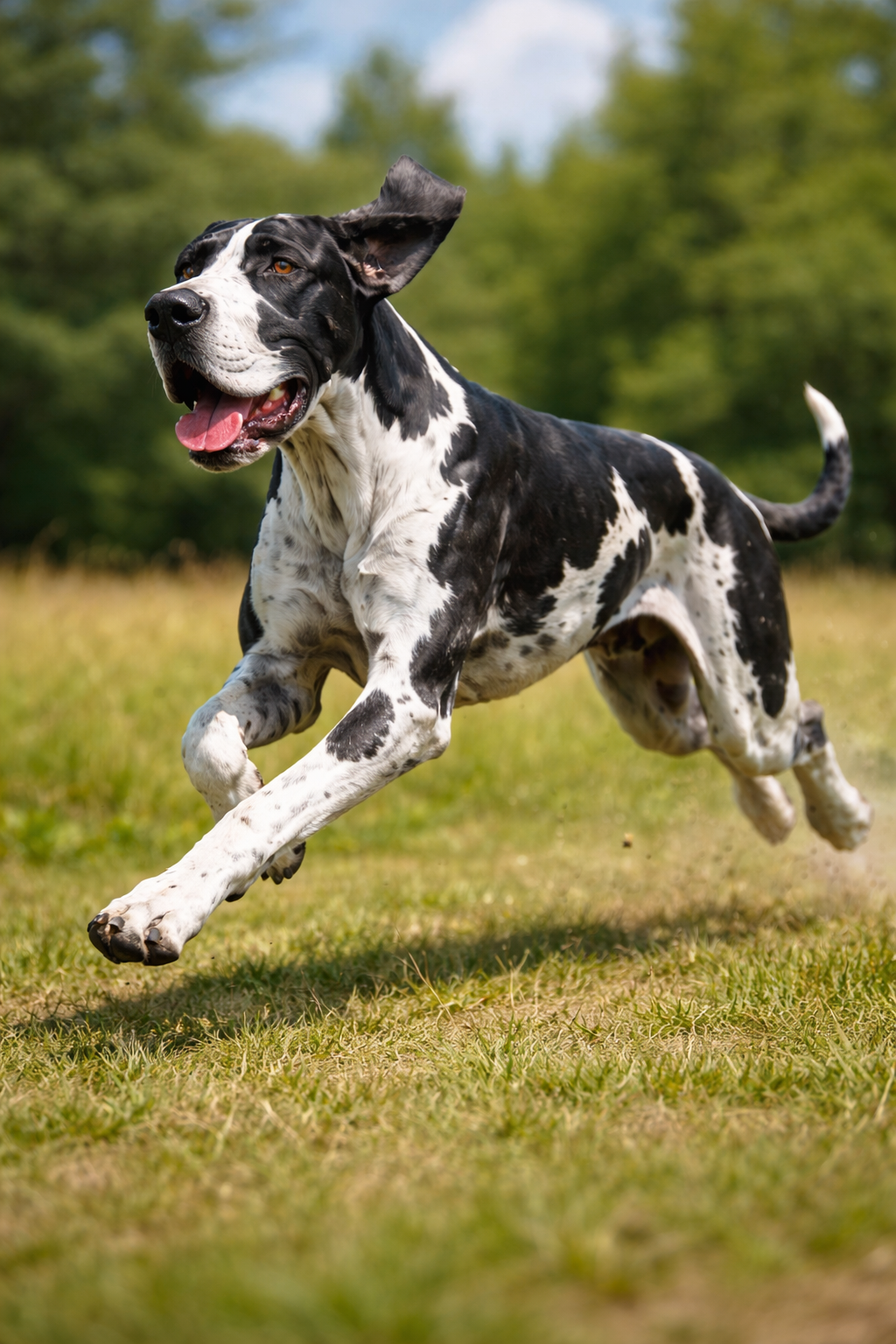 Non-slip traction zones for Great Danes