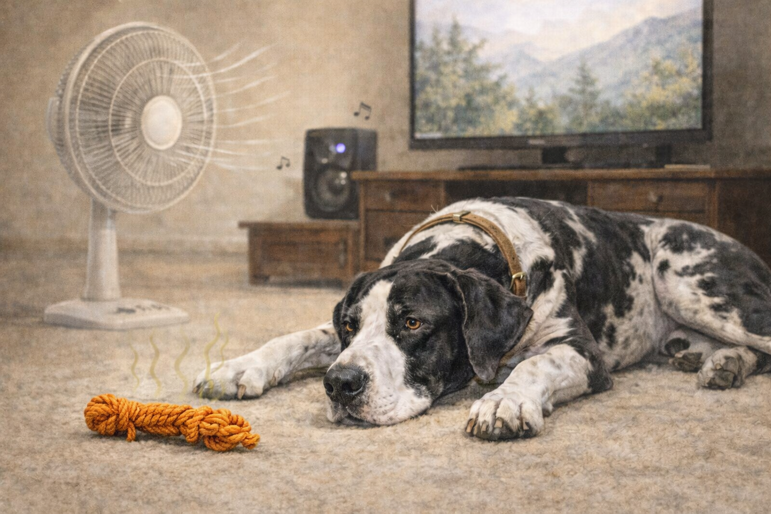 White noise and calming routines