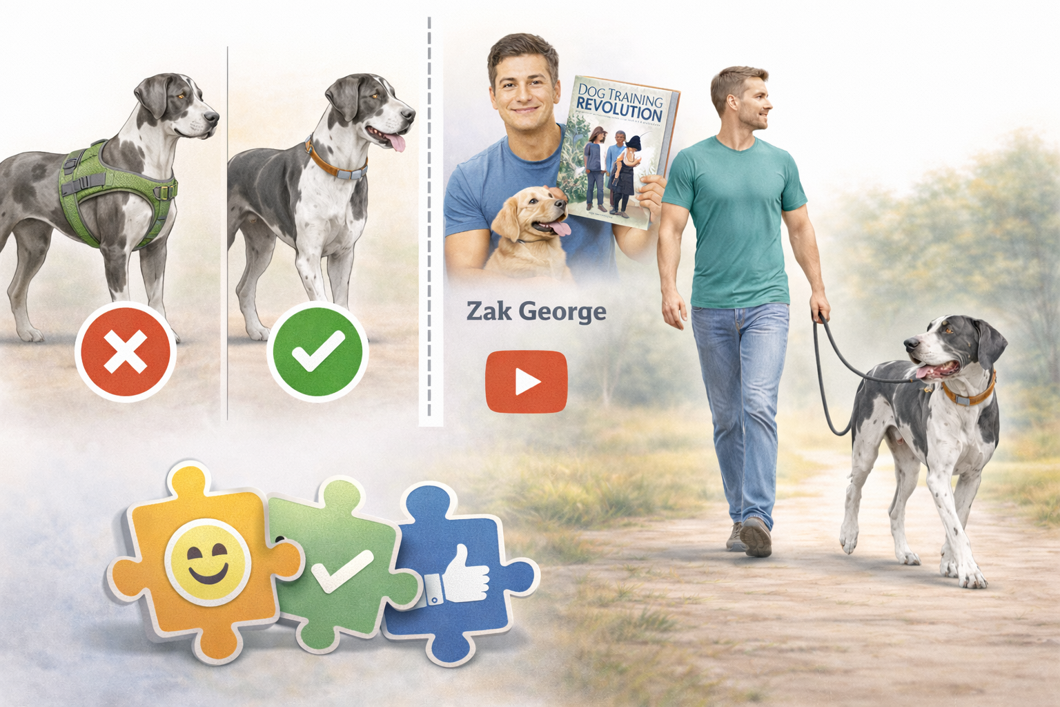 Great Dane Leash Training Philosophy