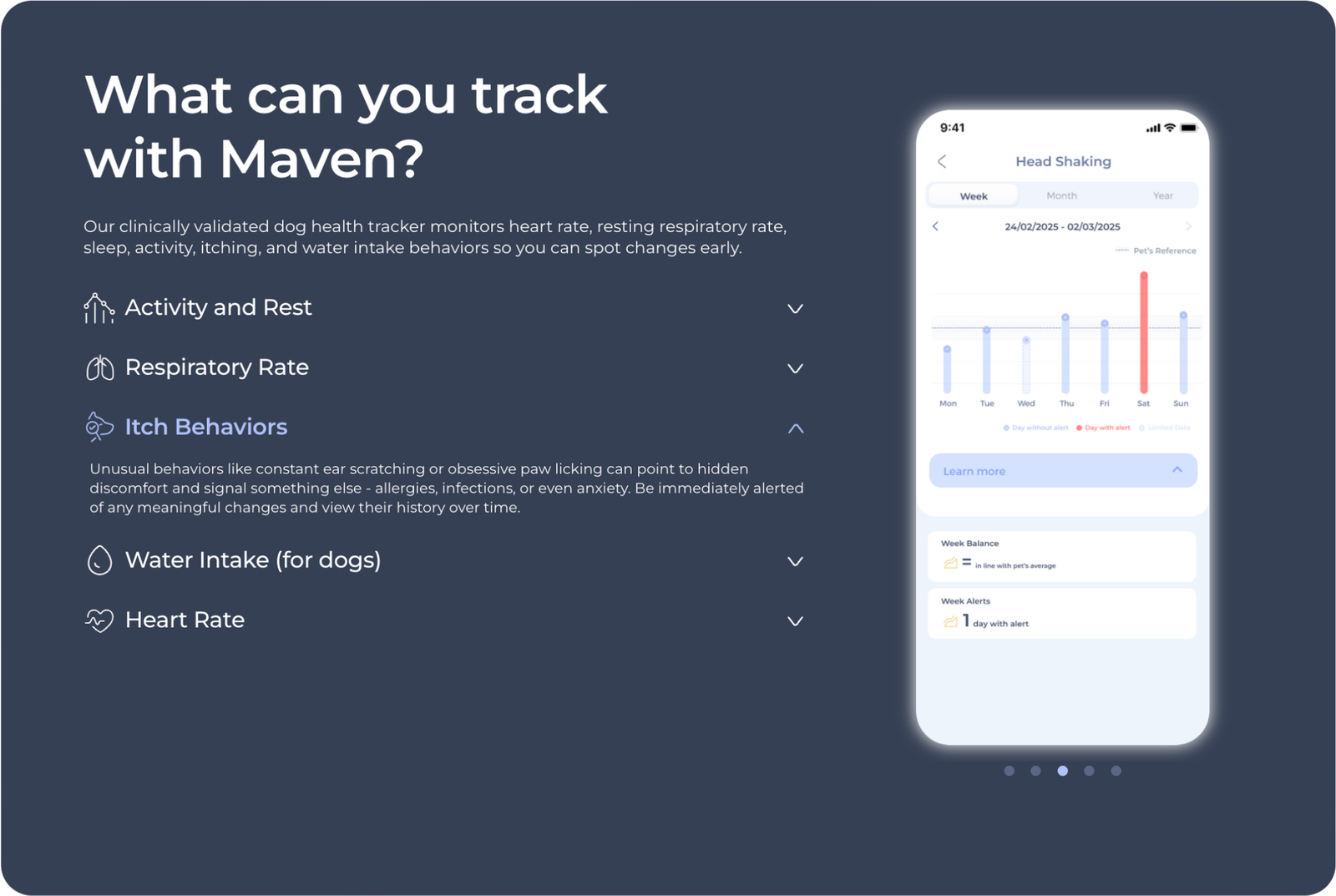 Behavior tracking in Maven app