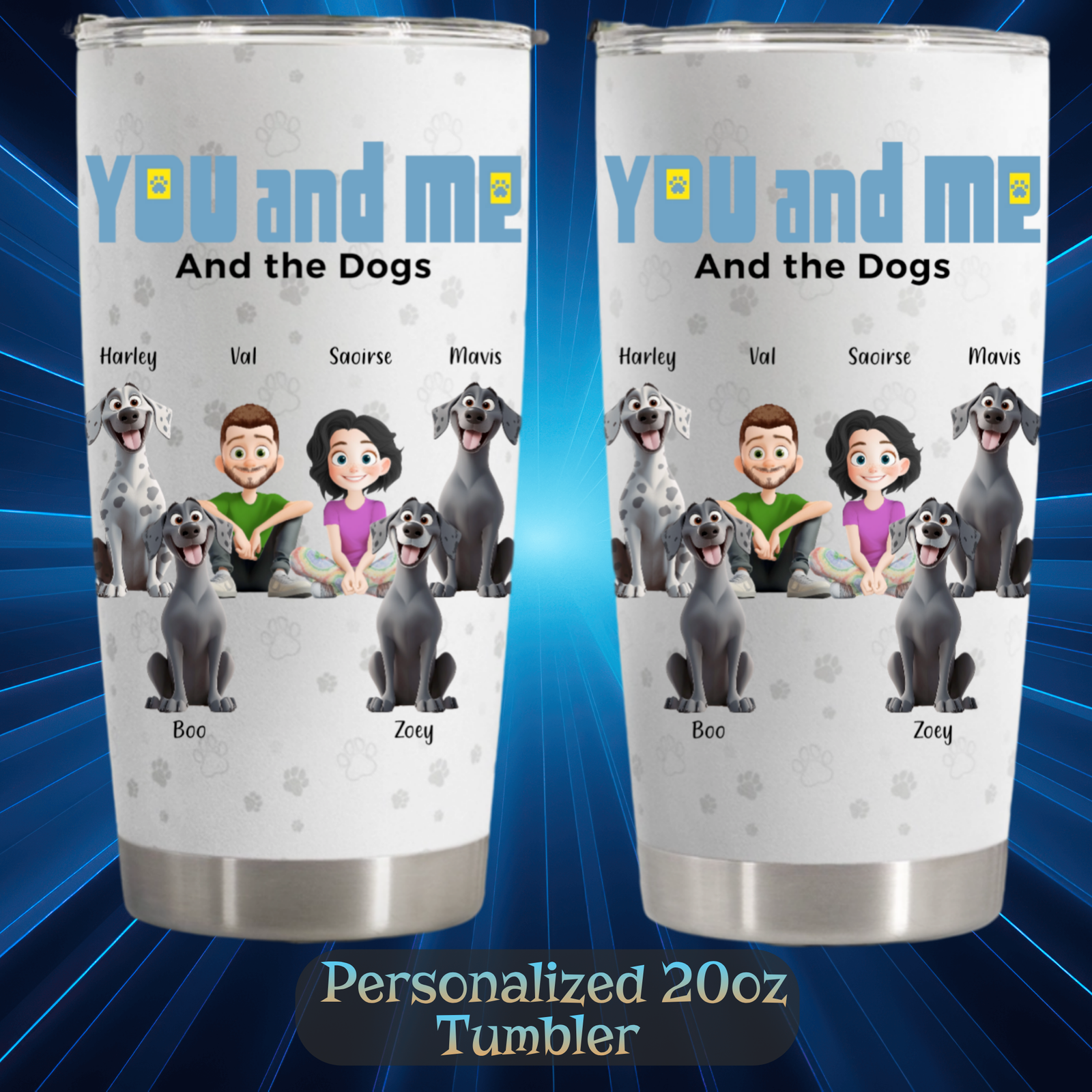 Great Dane 20oz Tumbler