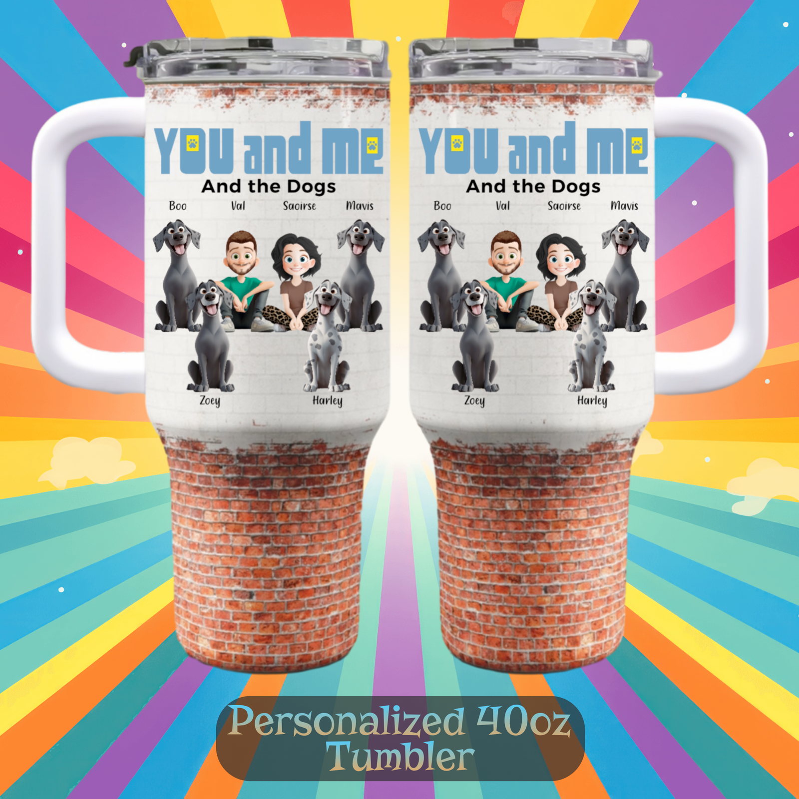 Great Dane 40oz Tumbler