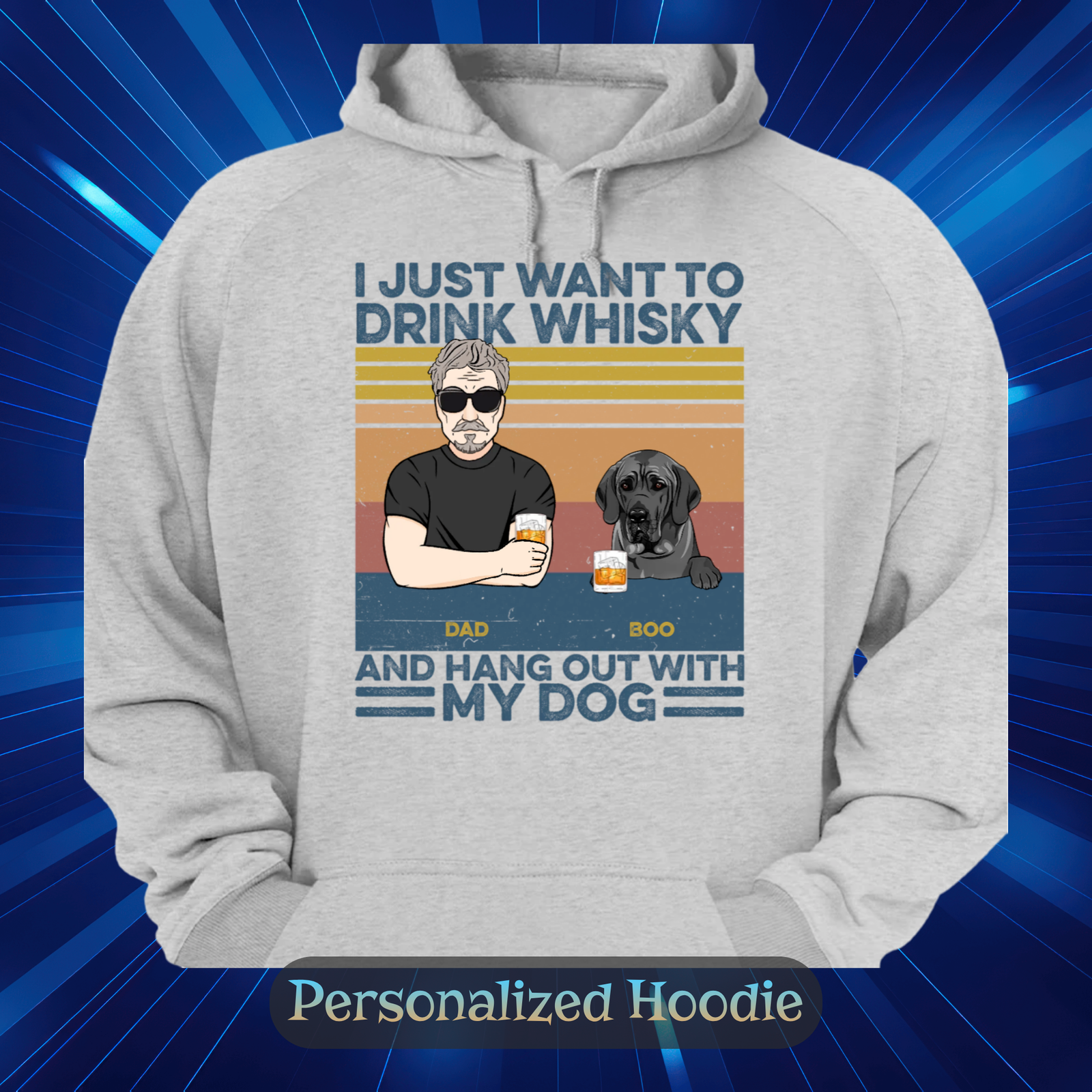 Great Dane Personalized Hoodie