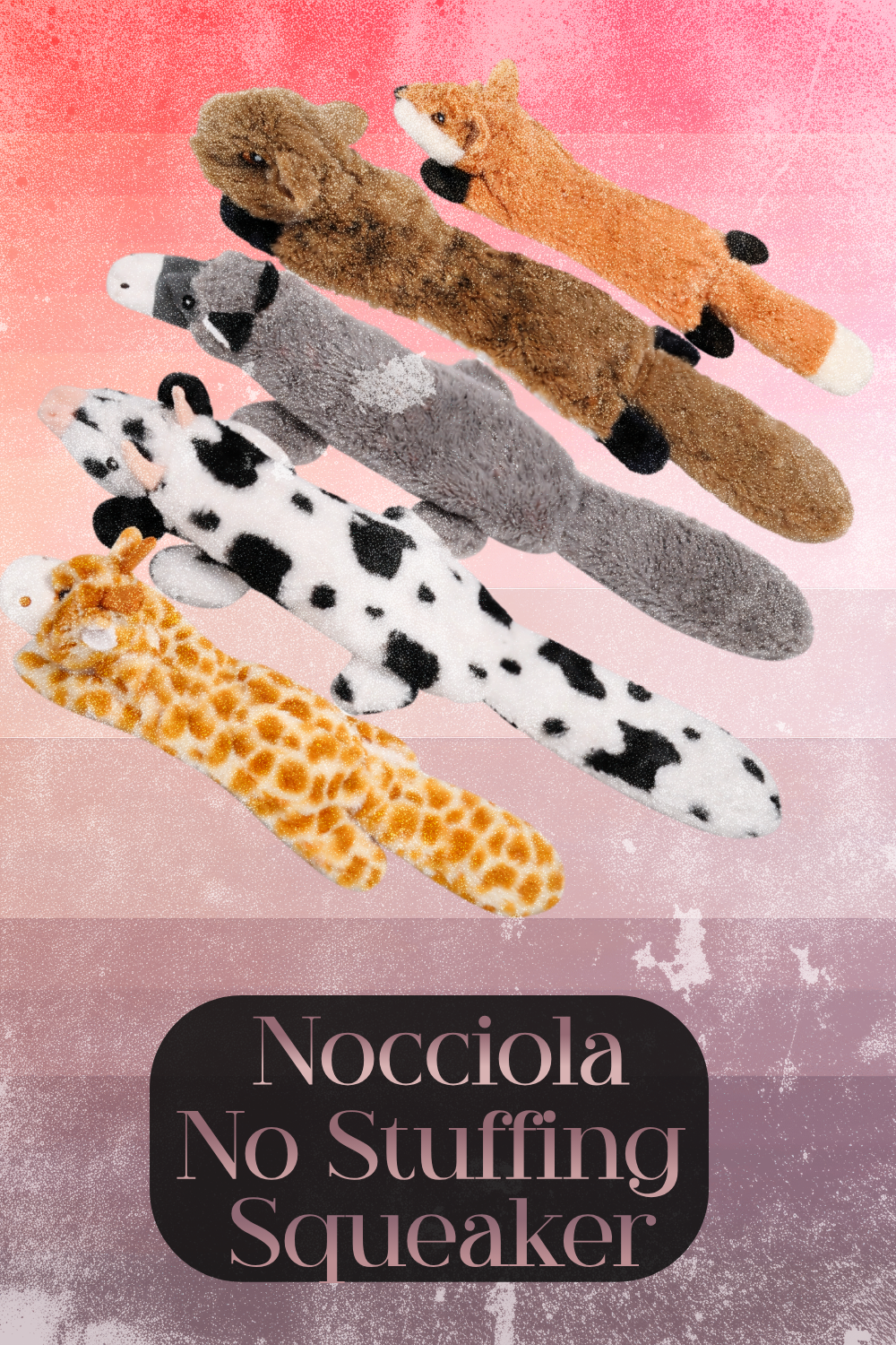 Great Dane Nocciola No Stuffing Toys